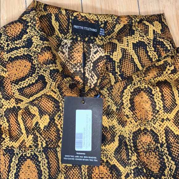 PLT Oversized Animal Print Blouse - Picture 2 of 3